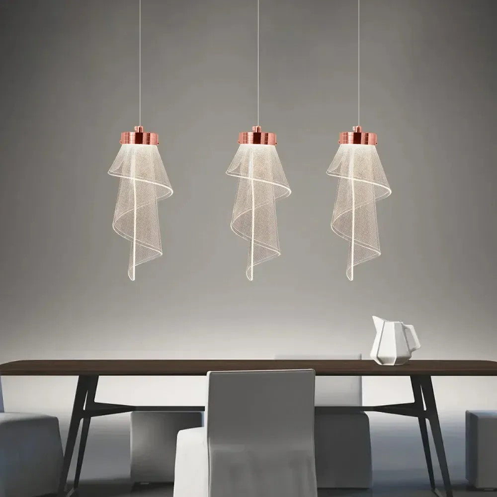 Lampa Sufitowa APP1765-1CP Różowe Złoto 4