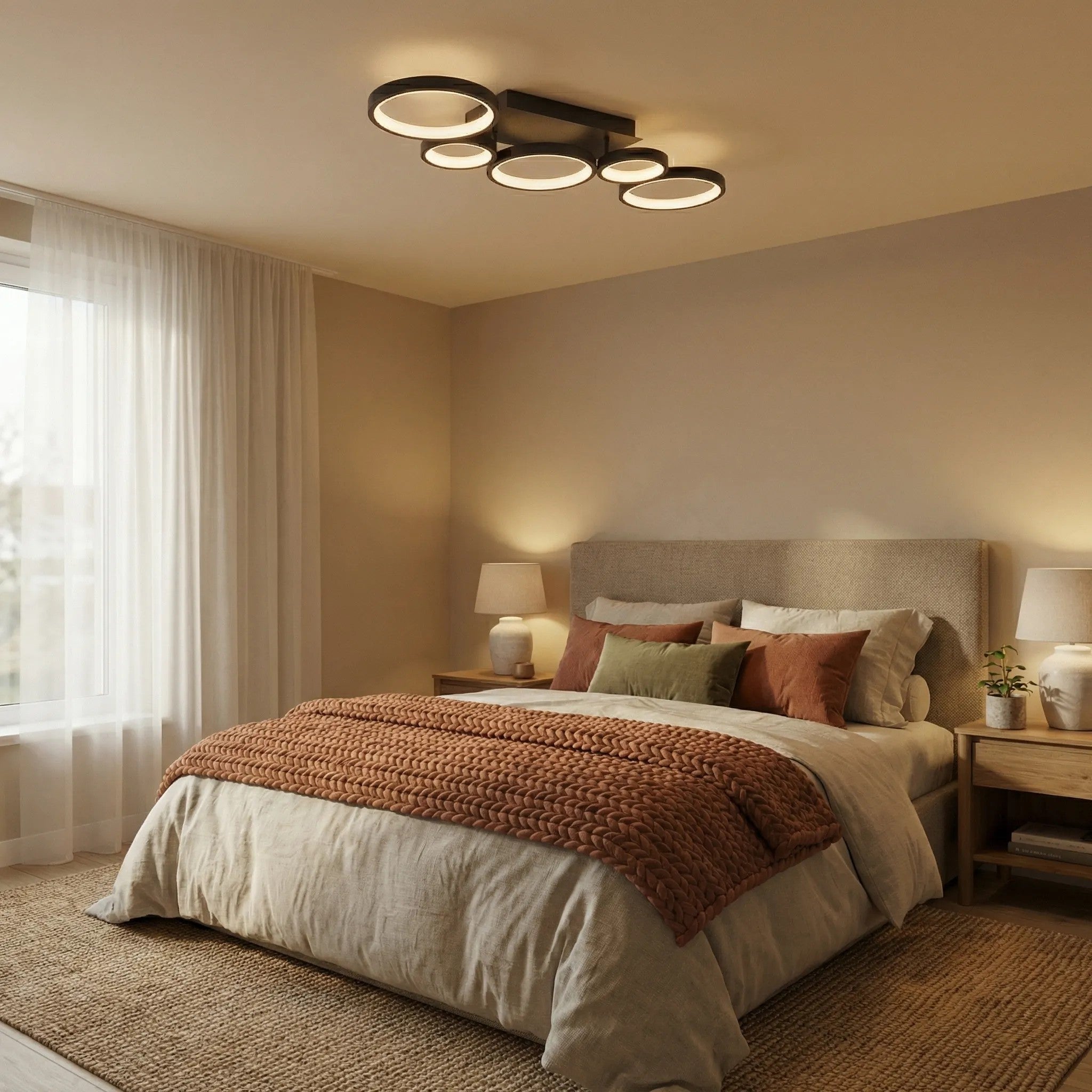 Lampa Sufitowa LED APP1913-C Czarna 4
