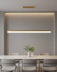 Lampa Wisząca LED APP1694-CP 120 Cm Złota Szczotkowana 4
