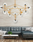 Lampa Wisząca Sufitowa Złota APP267-15C 4