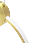 LAMPA SUFITOWA WISZĄCA LED APP1393-CP GOLD 30cm 4