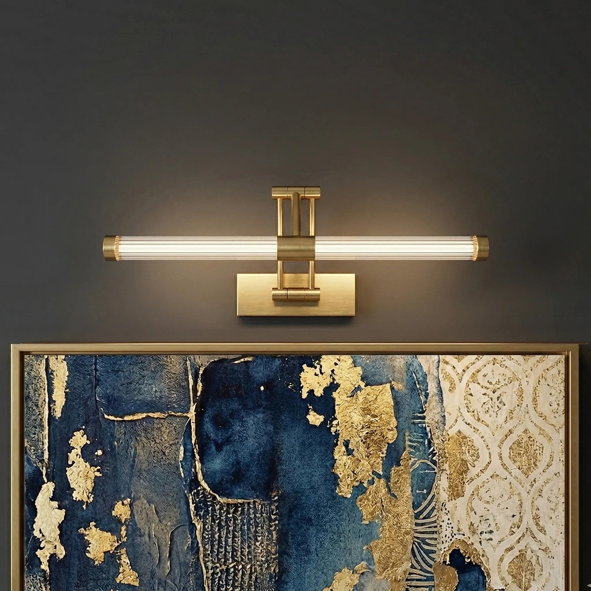 Kinkiet Łazienkowy LED APP1899-1W 40cm Złoty Szczotkowany 4
