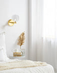 LAMPA ŚCIENNA KINKIET APP1161-1W Złota 4
