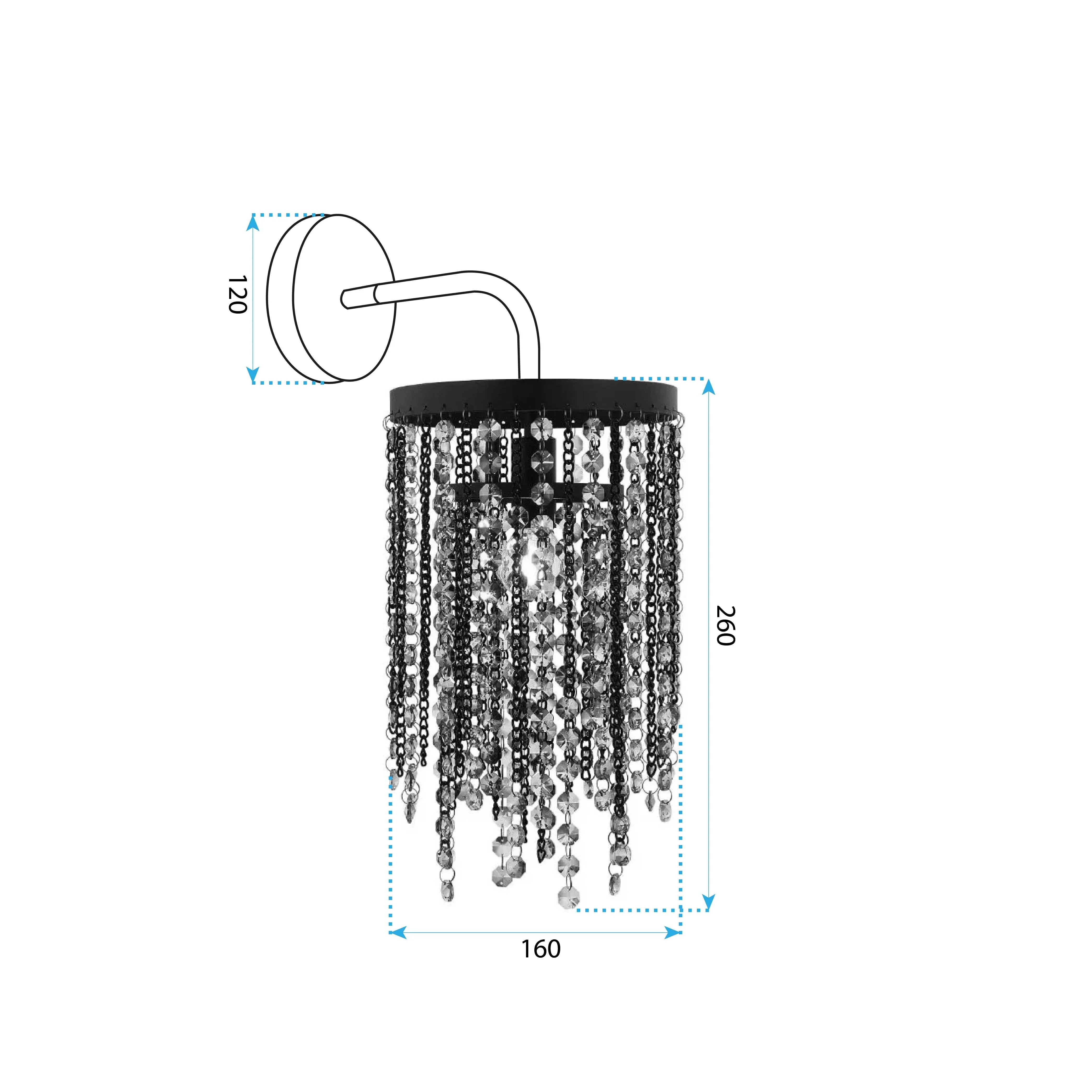 LAMPA ŚCIENNA KINKIET APP1315-W 4