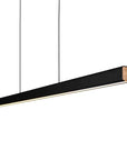 Lampa Sufitowa Wisząca Led APP1447-CP Czarna 80cm 4