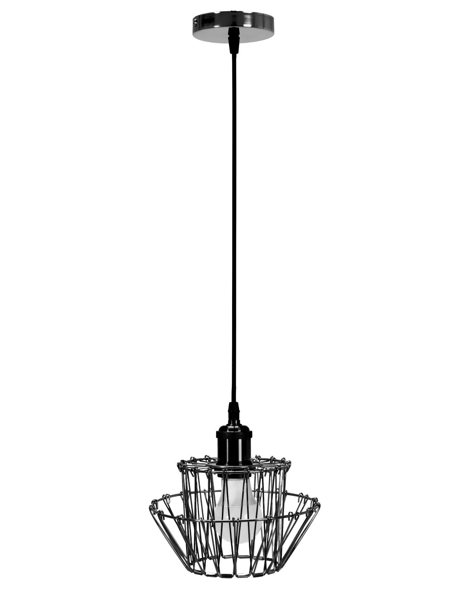 Lampa Sufitowa Wisząca APP941-1CP Set 36cm Czarna 4