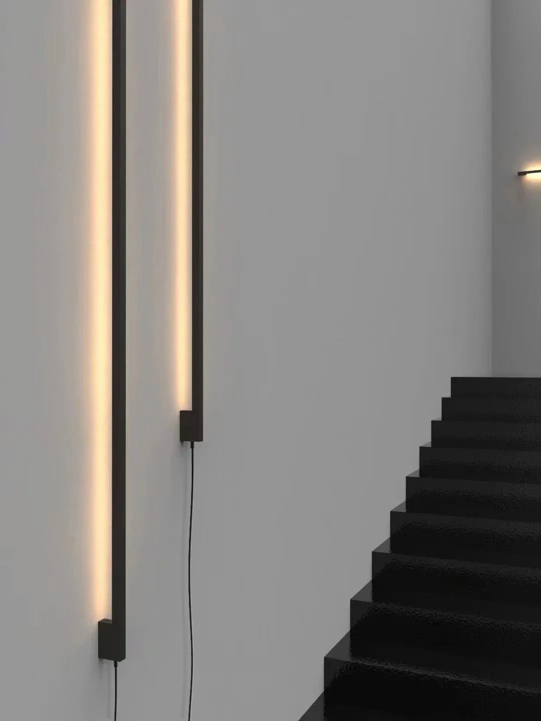 KINKIET ŚCIENNY LED LHJ066-W 150cm CZARNY 4