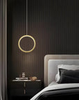 LAMPA WISZĄCA LED G112-CP Złota 4
