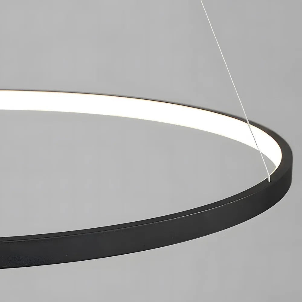 LAMPA SUFITOWA WISZĄCA LHJ011-CP 40cm Czarna 4