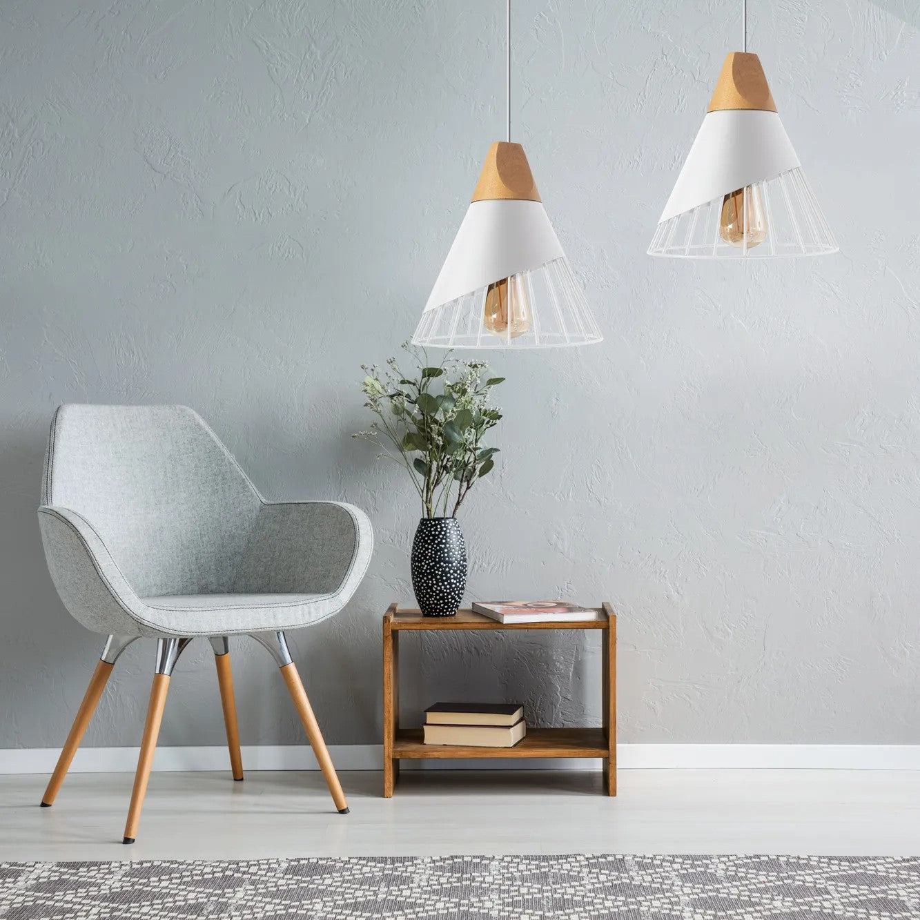 Lampa Sufitowa Wisząca Skandynawska Metal APP226-1CP 4