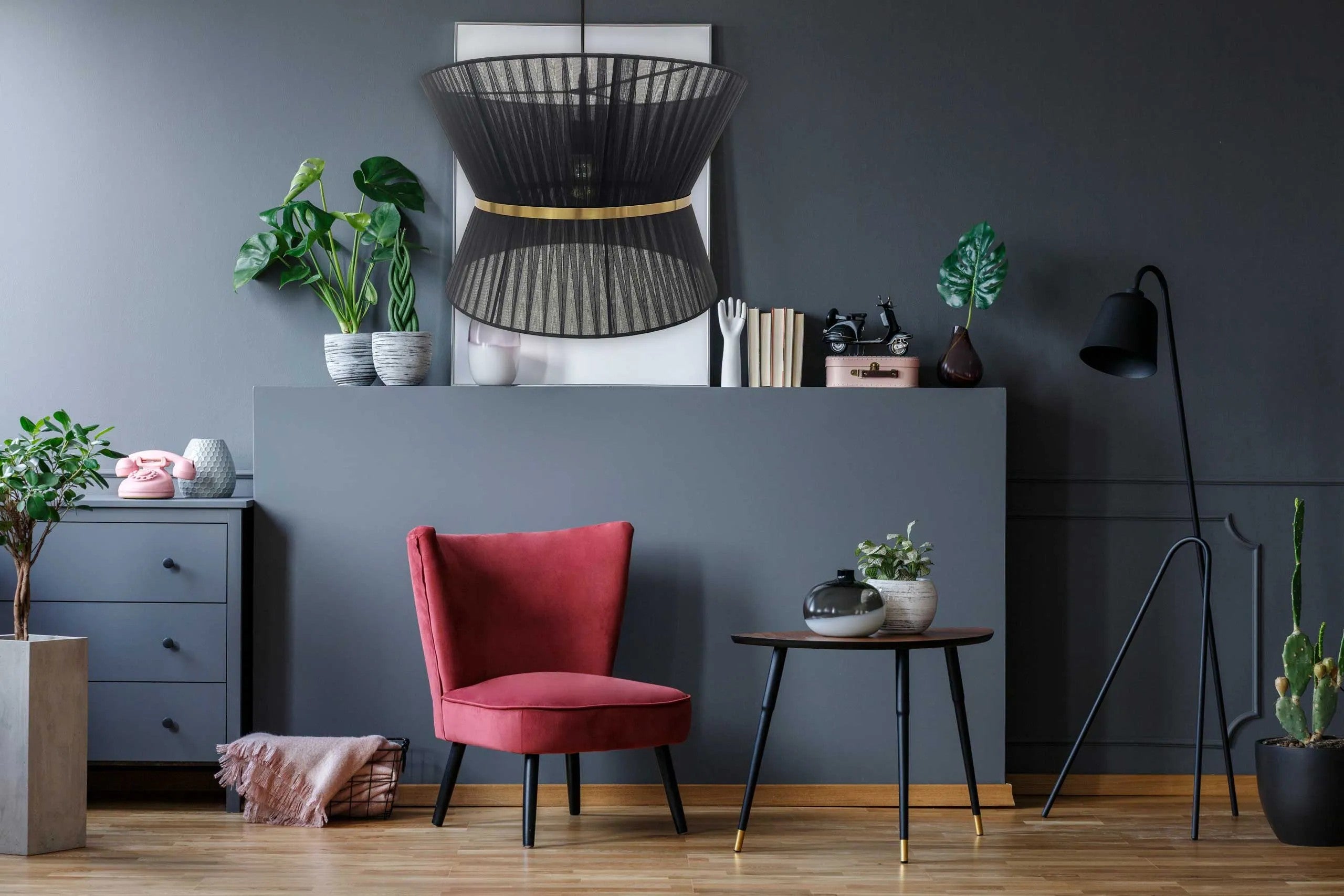 LAMPA SUFITOWA WISZĄCA APP1503-1CP BLACK 4