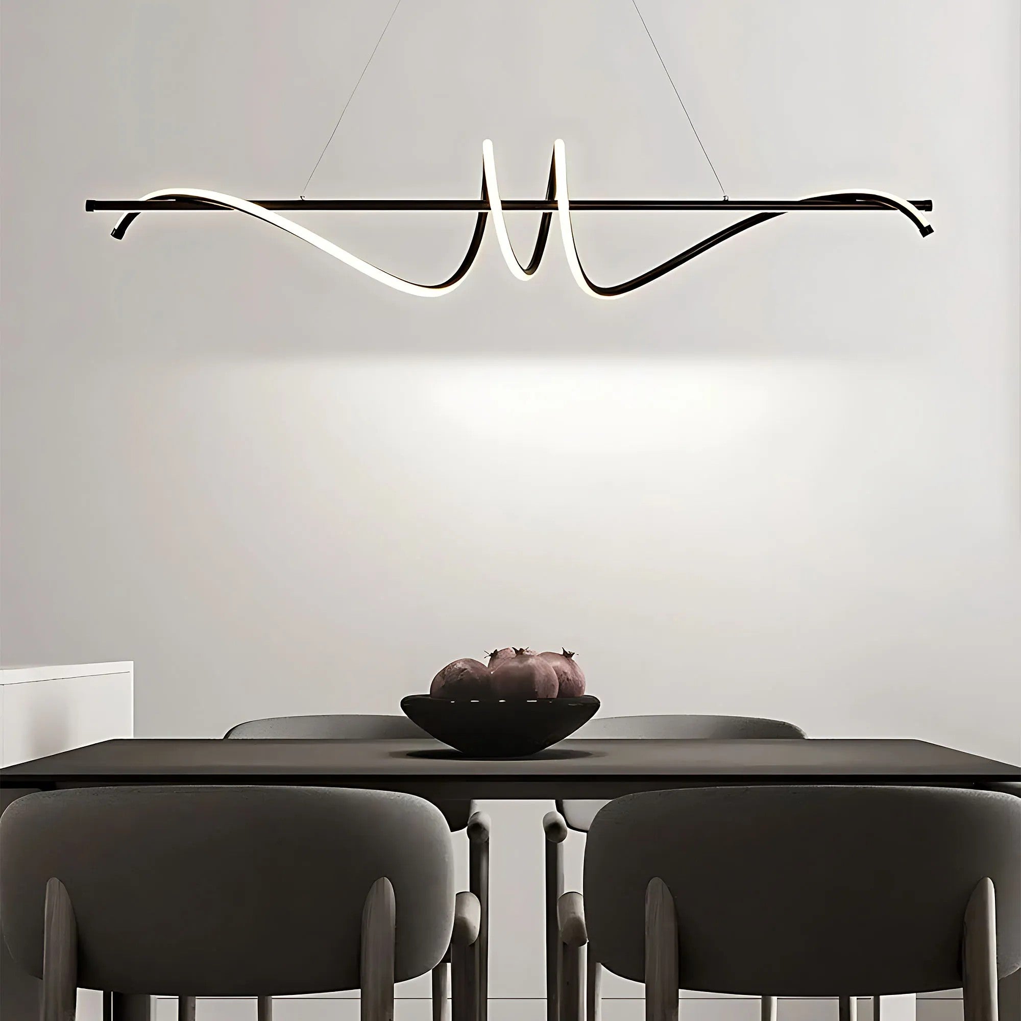 Lampa WISZĄCA LED LHJ023-CP 120 Cm CZARNA 4
