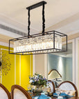 LAMPA KRYSZTAŁOWA WISZĄCA APP1112-4CP CZARNA 4