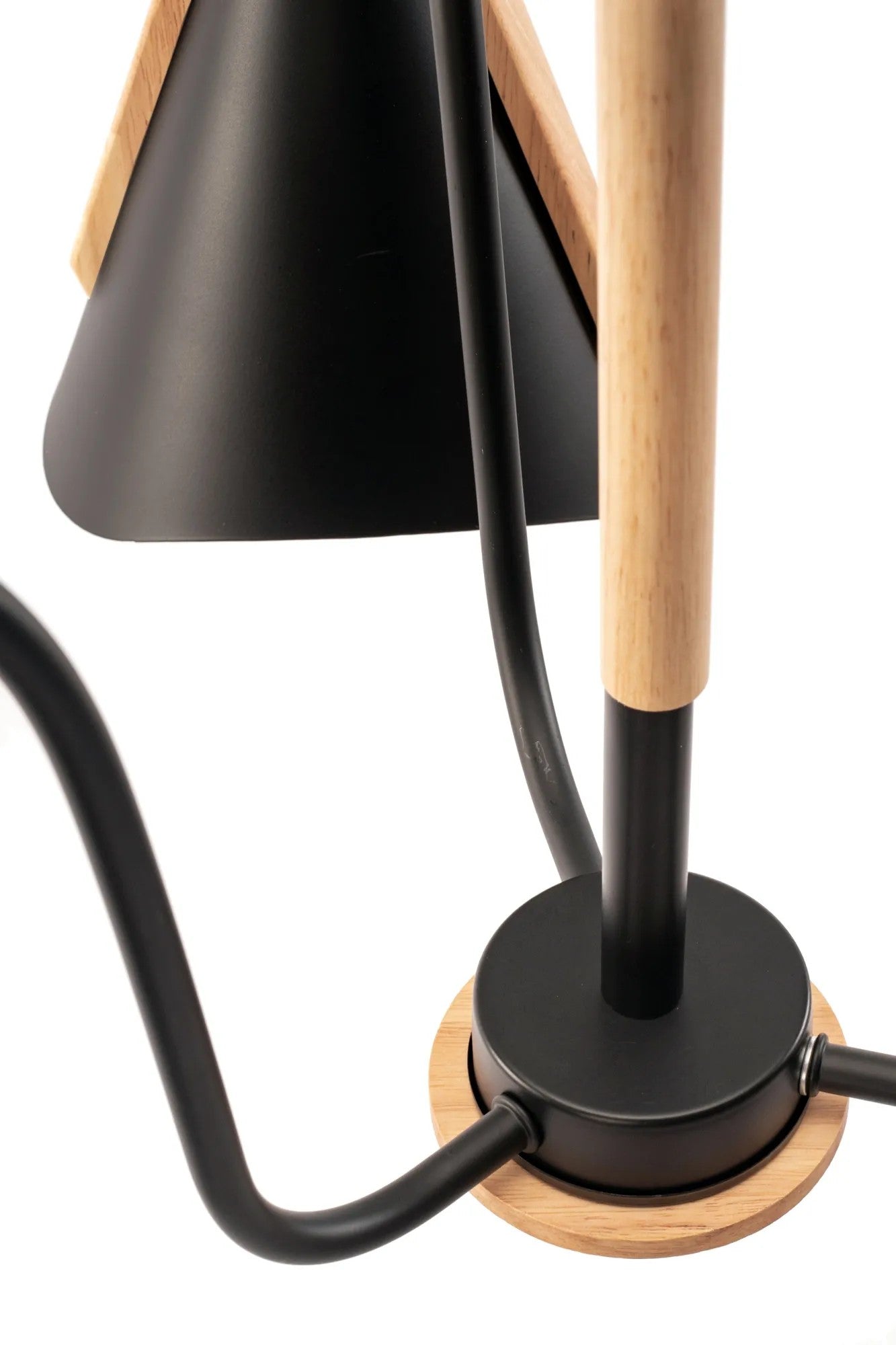 Lampa Sufitowa Skandynawska Trójramienna APP605-3C Czarna 4