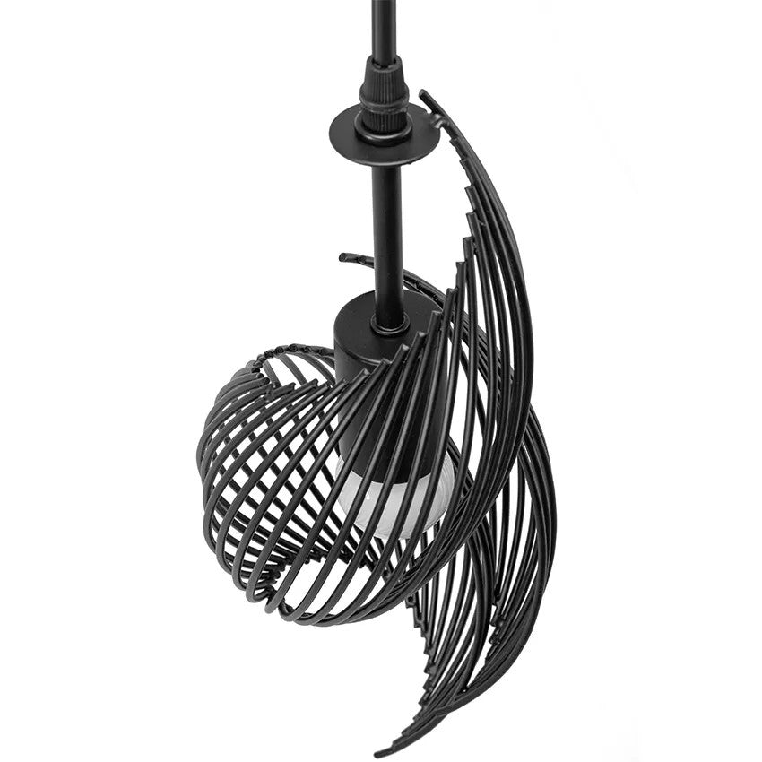 Lampa Sufitowa Nowoczesna Loft APP977-1CP Czarna 4