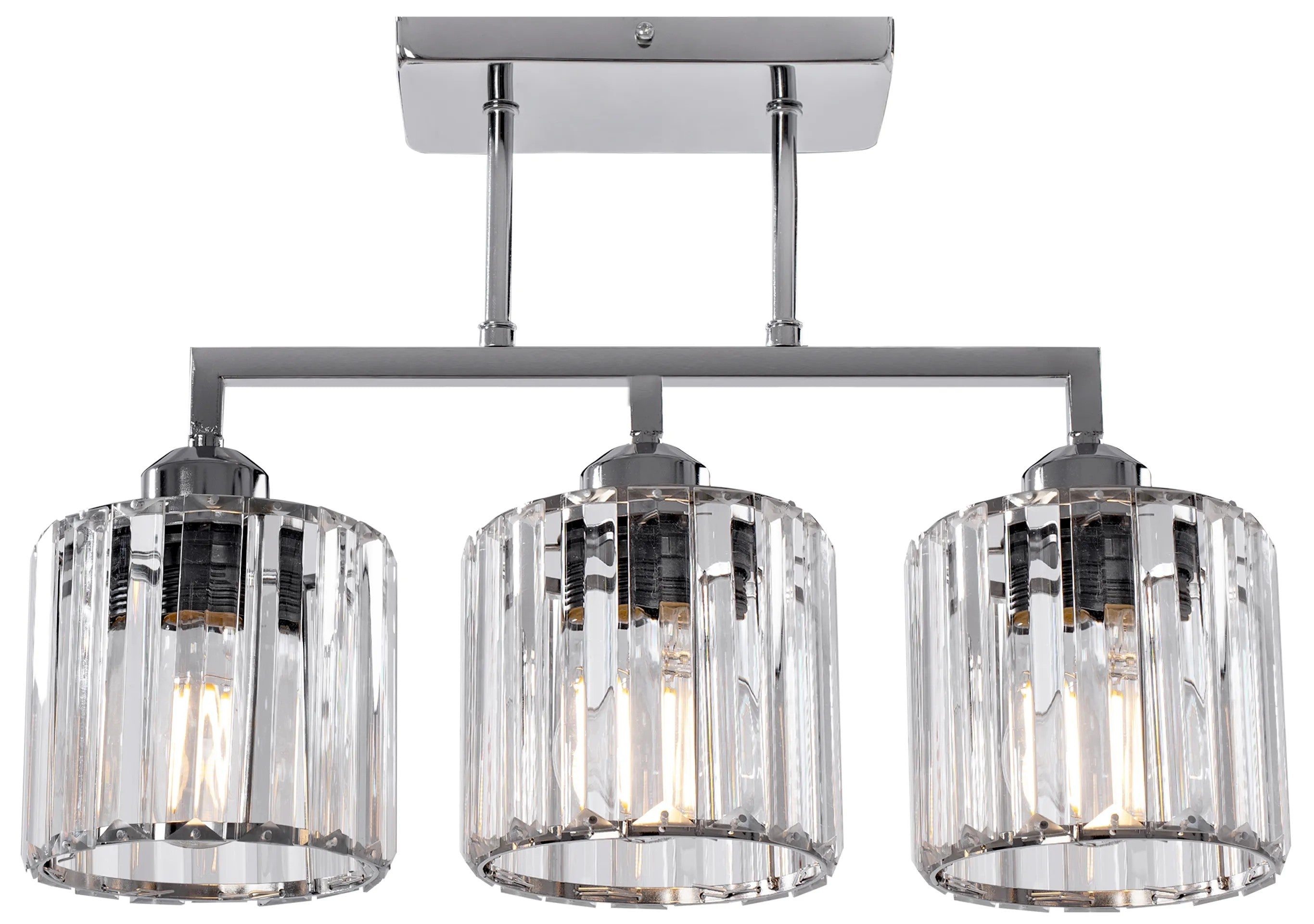 LAMPA WISZĄCA GLAMOUR 3xE27 392228 CHROM 4