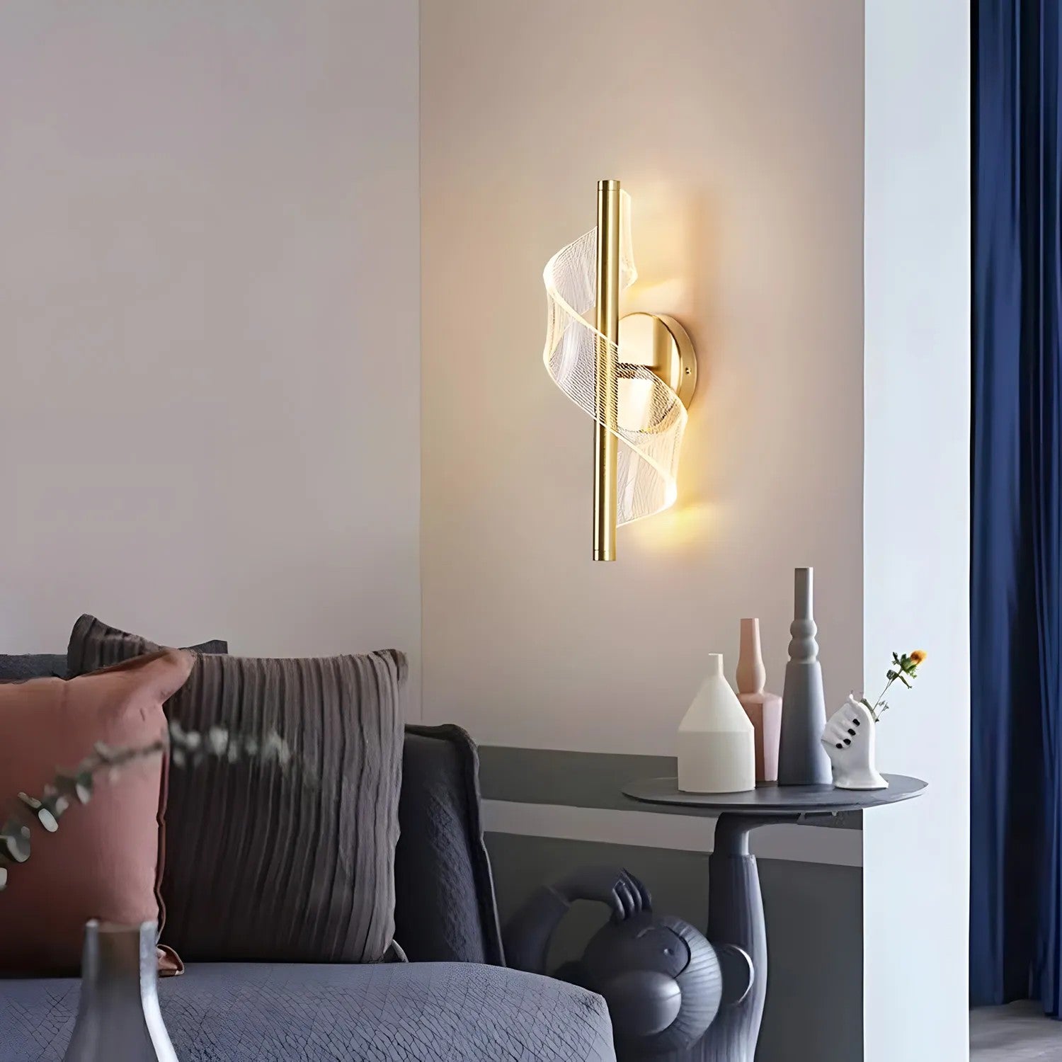 Kinkiet LED G032-W Złoty 4