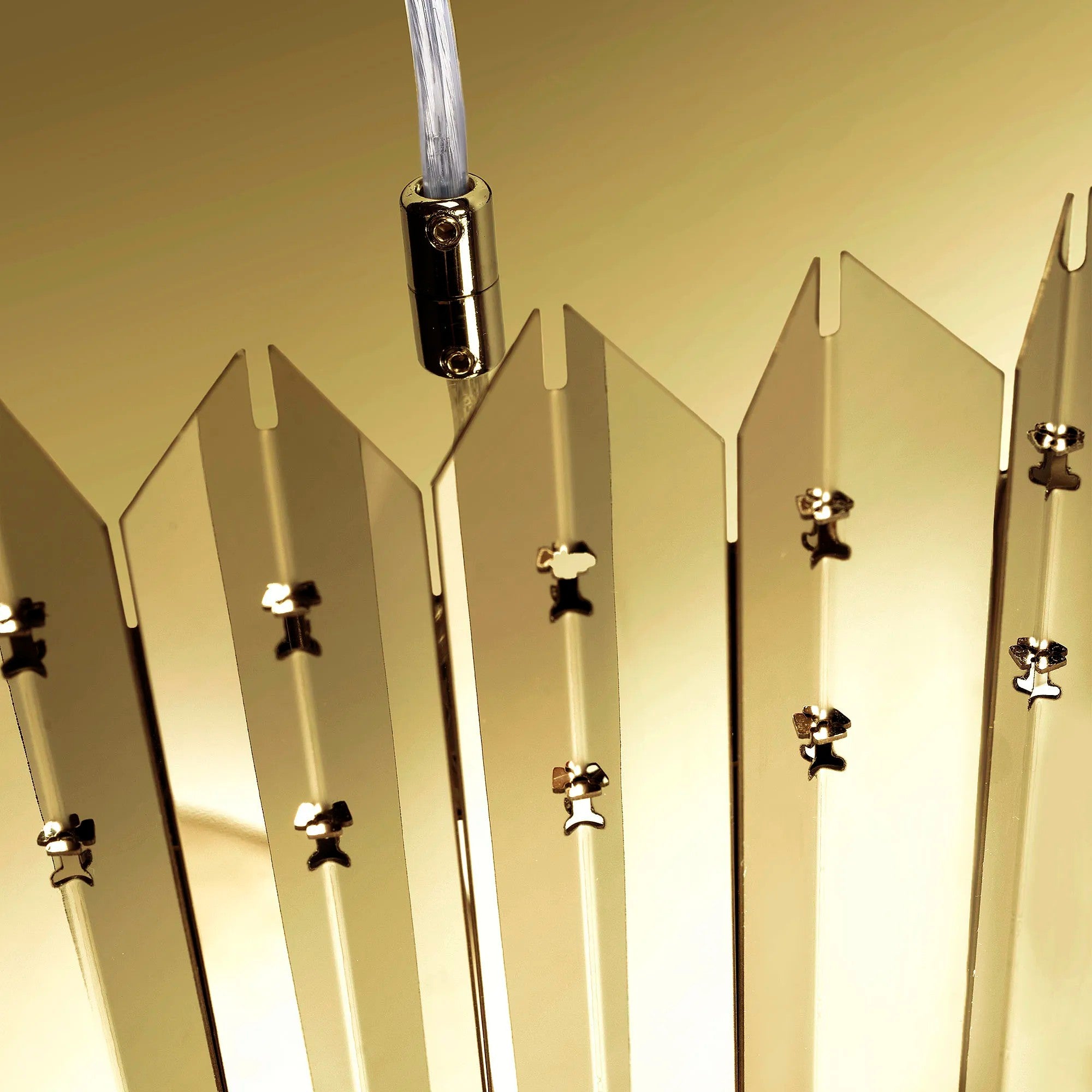 Lampa Wisząca Metalowa APP1764-8CP GOLD 4