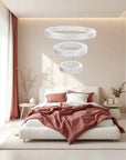 LAMPA WISZĄCA LED KRYSZTAŁOWA MS008-CP Chrom 4