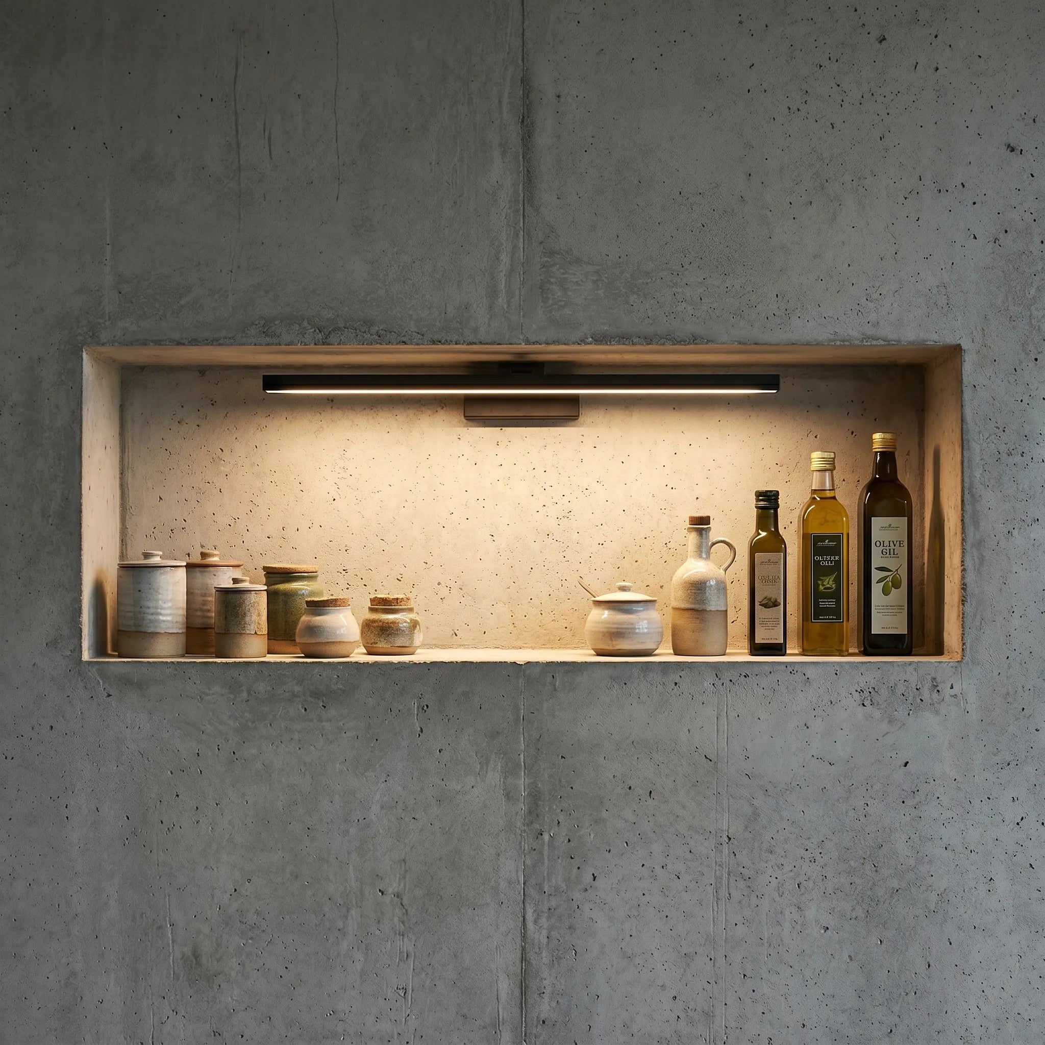 Kinkiet Łazienkowy LED APP1868-1W 80 Cm Black 4
