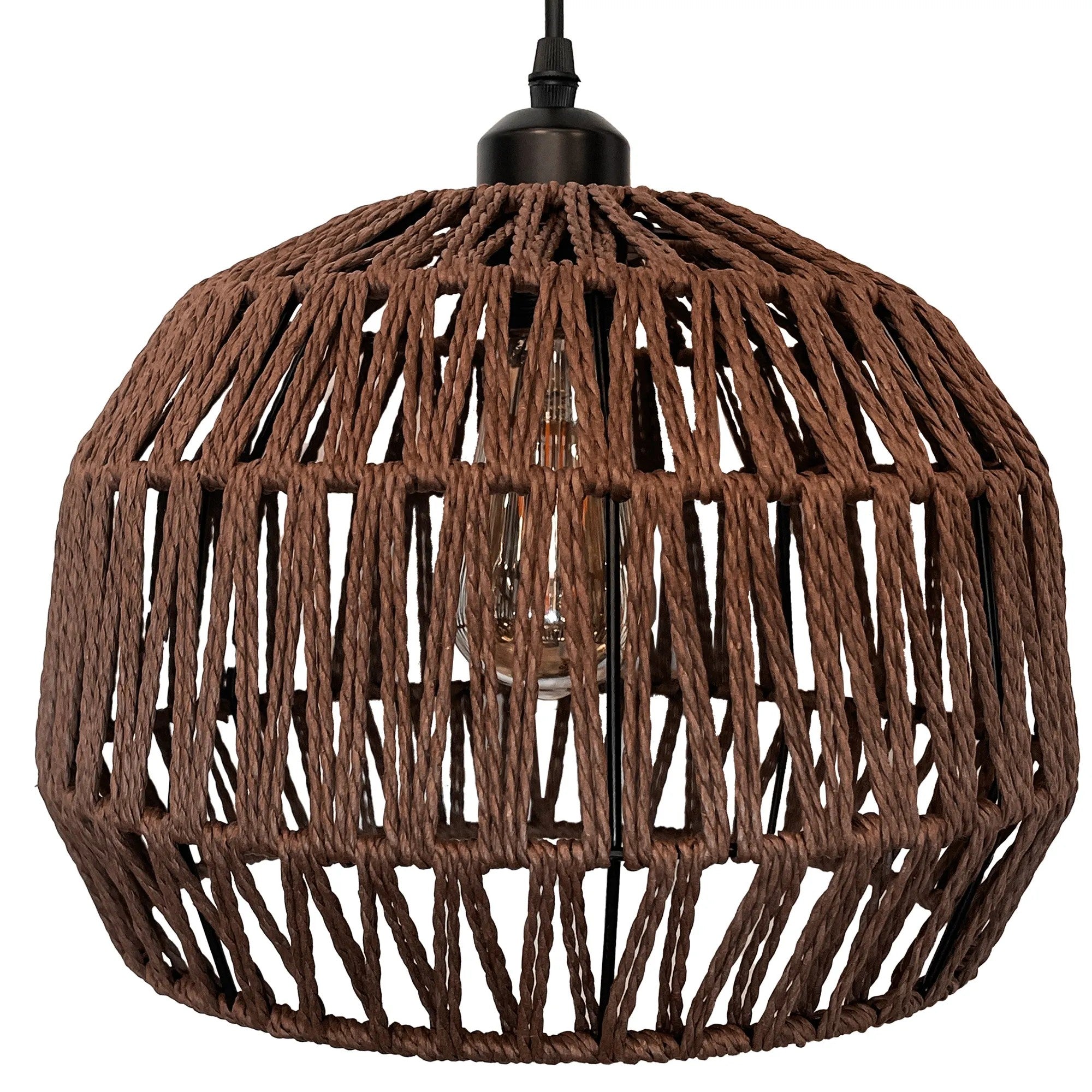Lampa Wisząca Boho APP1292-1CP Brązowa 4
