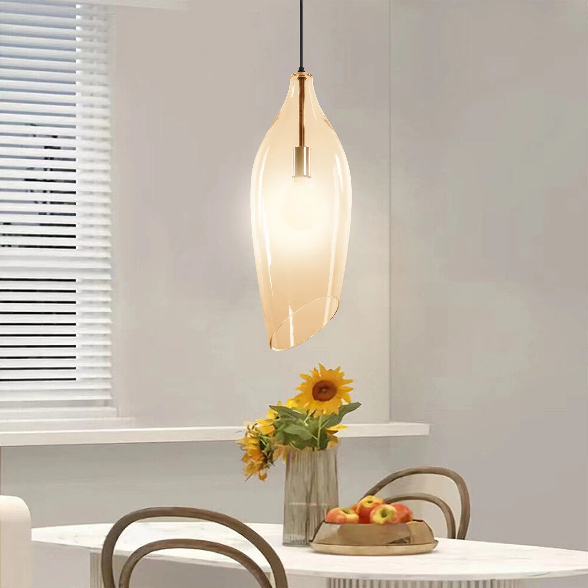 Lampa Sufitowa Szklana Modern APP892-1CP 4