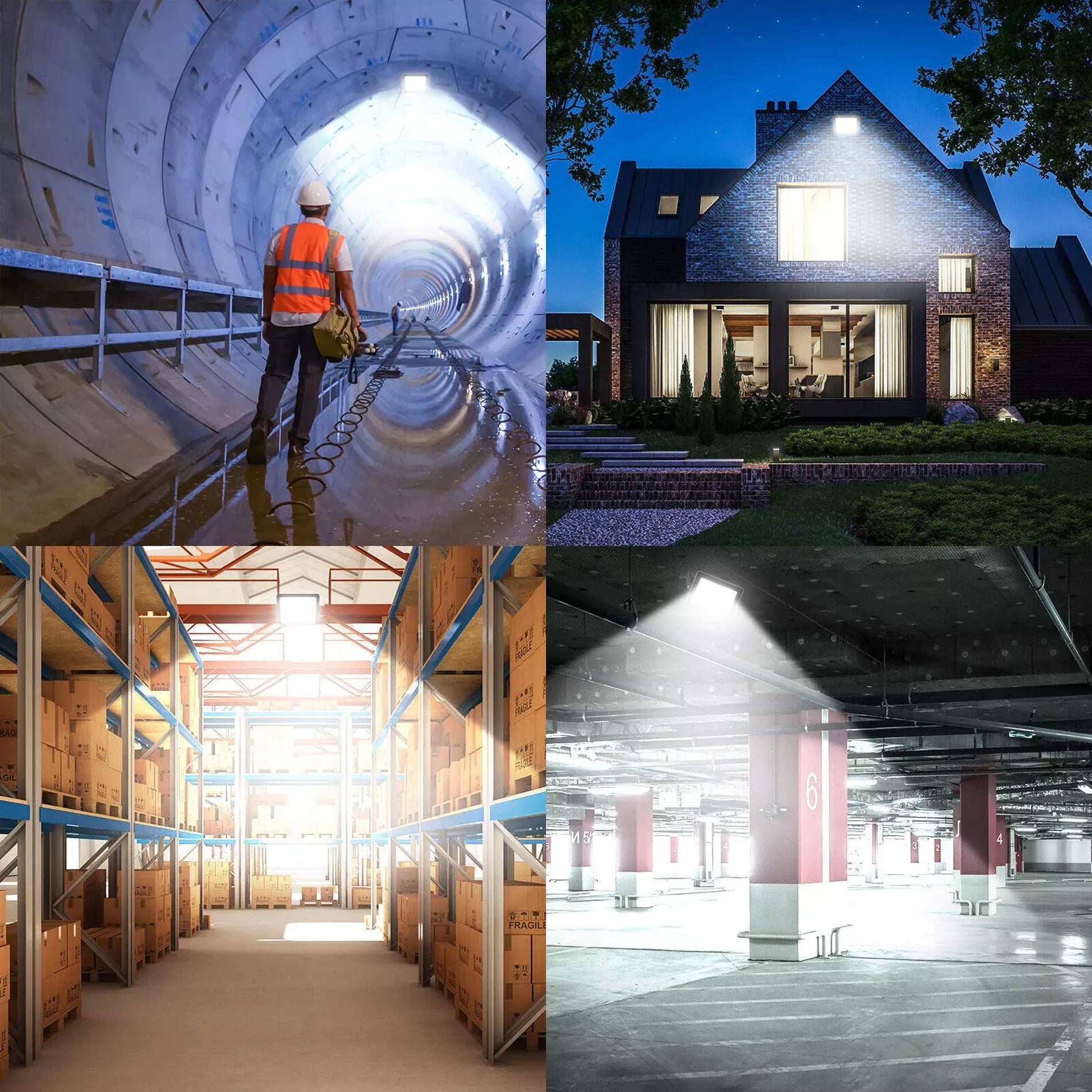 Halogen LED Natynkowy 30W RSL002-30N Neutralna 4500K 4