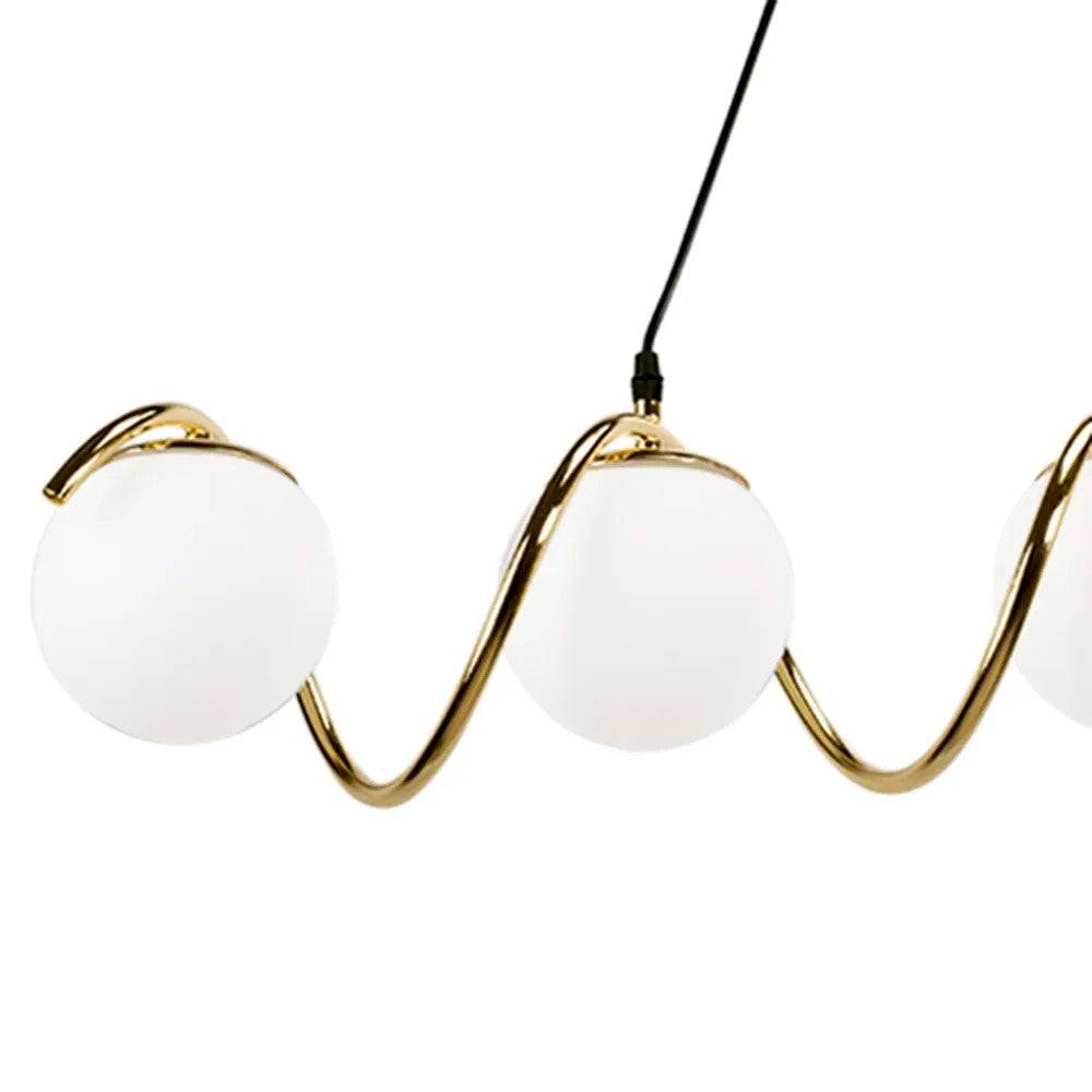 LAMPA SUFITOWA WISZĄCA GOLD APP1780-5CP 4