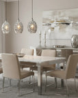 Lampa Wisząca Szklana APP564-1CP CHROM 4