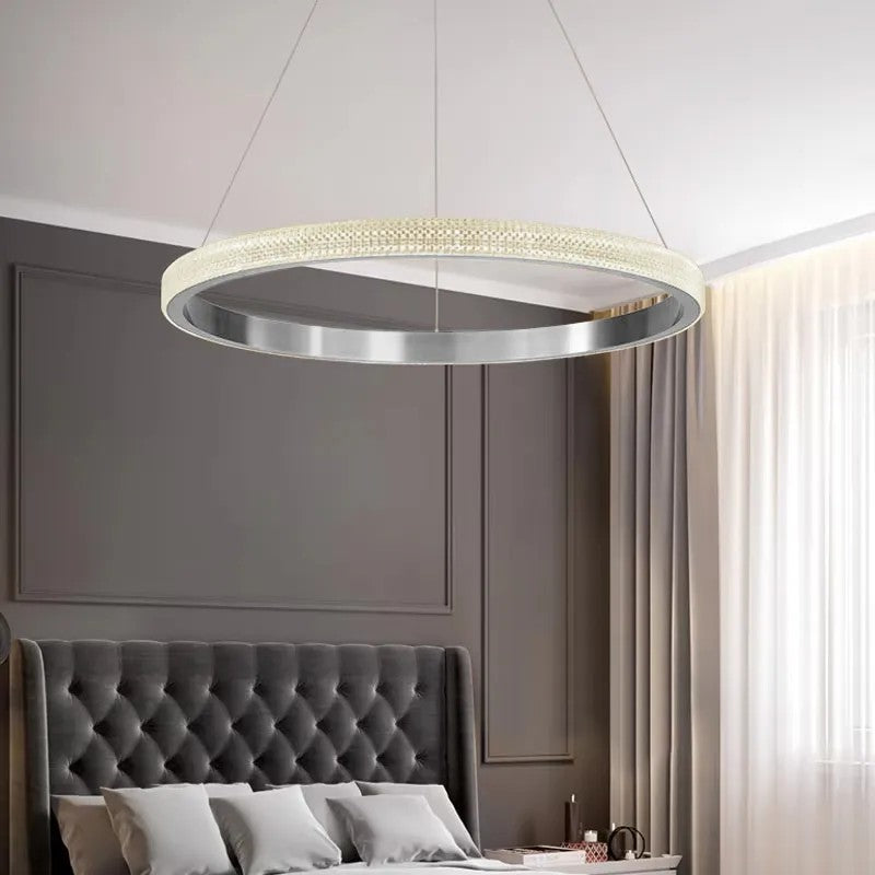 LAMPA SUFITOWA WISZĄCA LED APP1511-CP CHROM 4