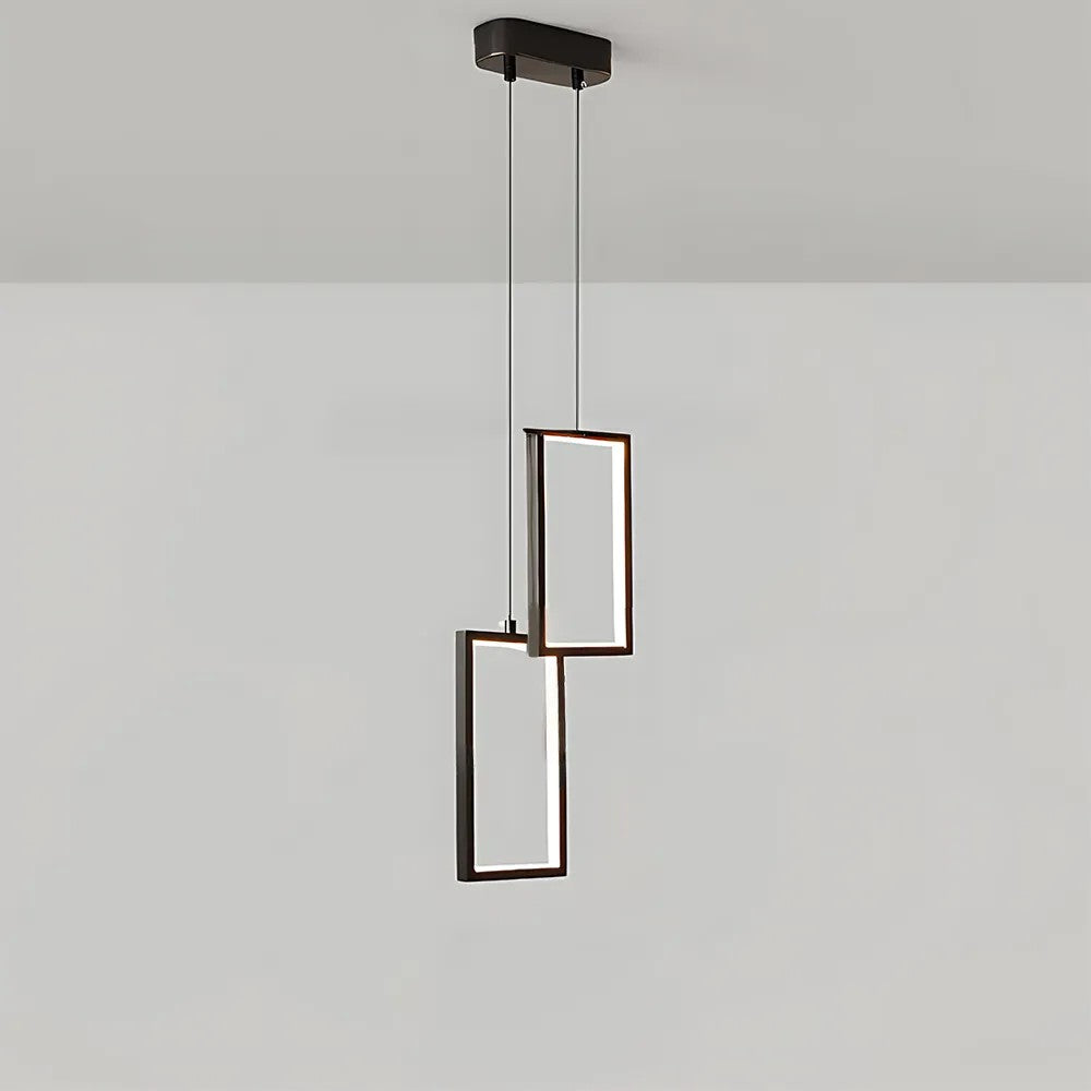 LAMPA SUFITOWA WISZĄCA LED LHJ085-2CP CZARNA 4