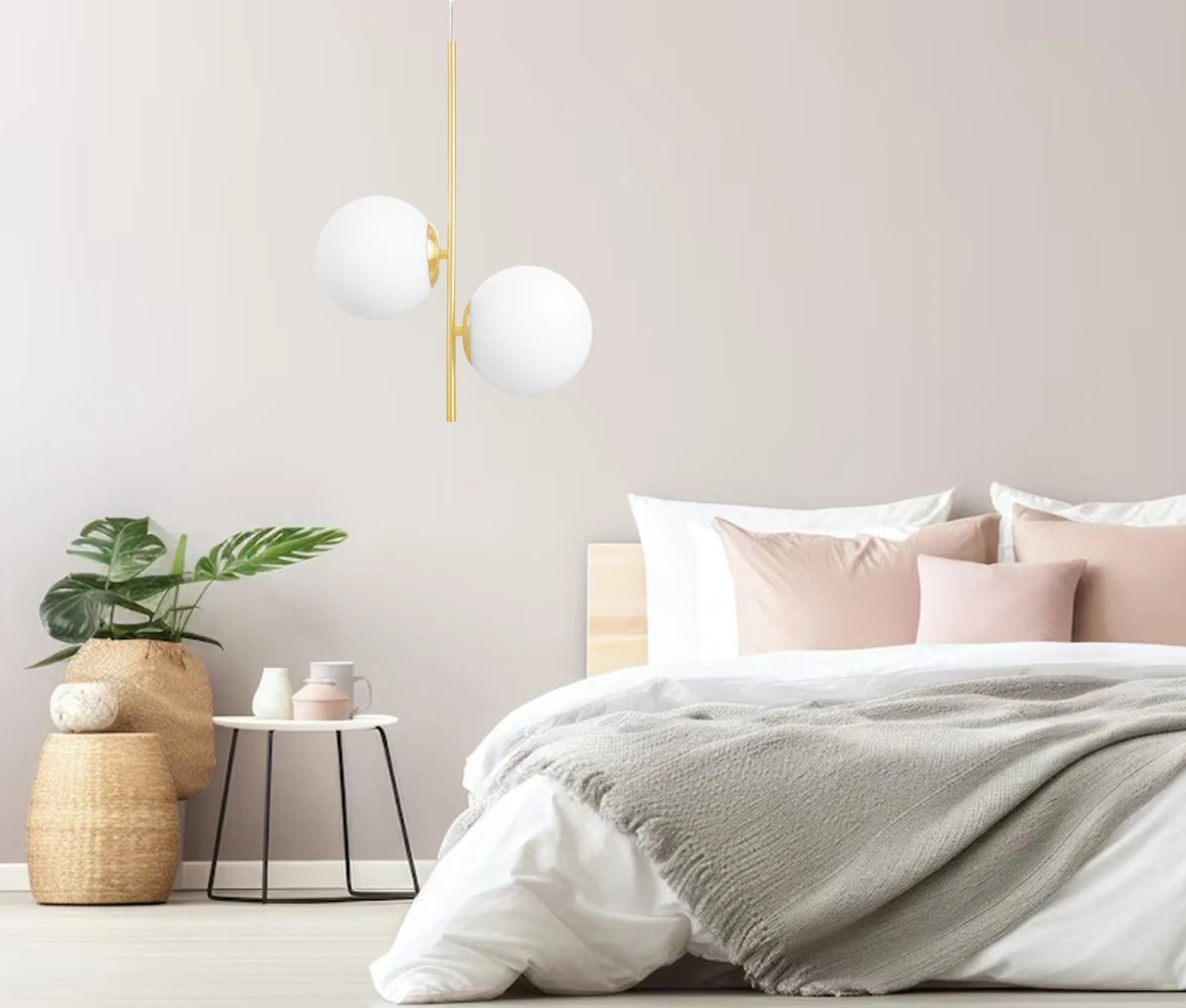 LAMPA SUFITOWA WISZĄCA Gold G118-2CP 4
