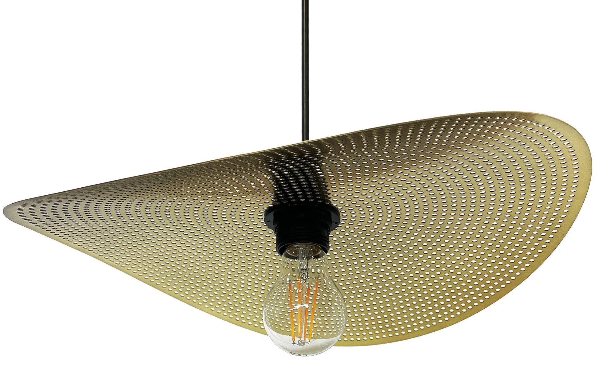 LAMPA SUFITOWA WISZĄCA APP1470-1CP Czarna/stare Złoto 4