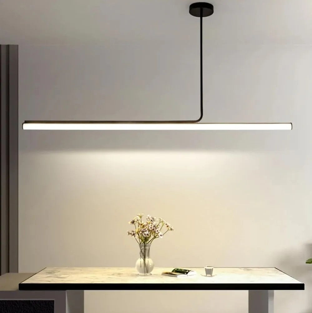 LAMPA SUFITOWA WISZĄCA LED APP1659-CP Black 120cm 4