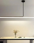 LAMPA SUFITOWA WISZĄCA LED APP1659-CP Black 120cm 4