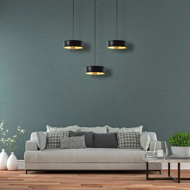 Lampa Wisząca APP1333-1CP BLACK GOLD 4