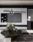 LAMPA WISZĄCA LED G038-CP CZARNA 4