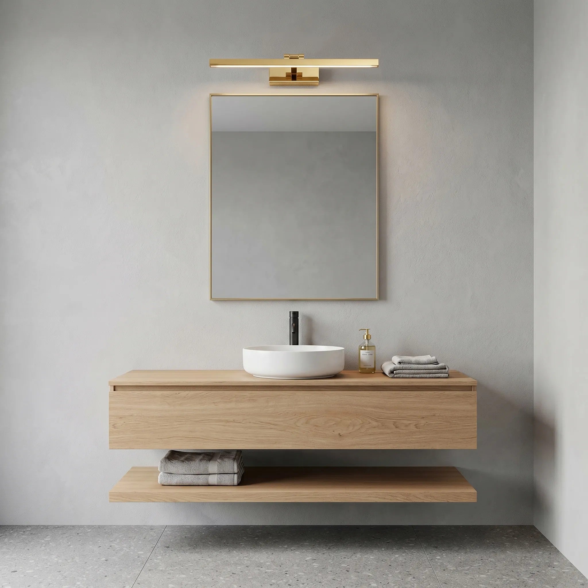 Kinkiet Łazienkowy LED APP1861-1W 60 Cm Złoty 4