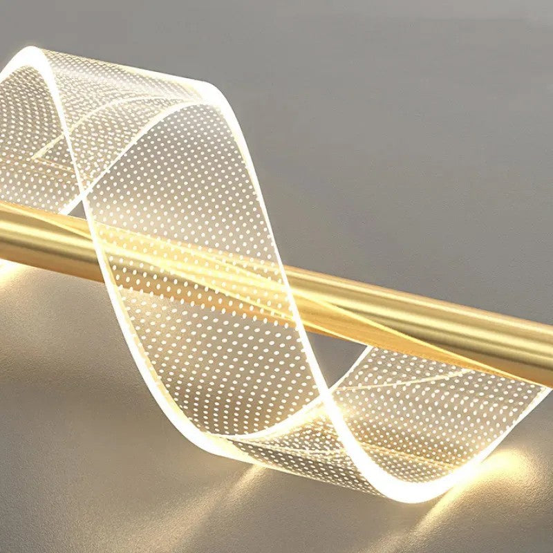 LAMPA SUFITOWA WISZĄCA LED APP1550-CP GOLD 4