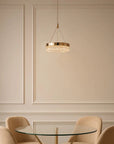 LAMPA WISZĄCA LED LHJ097-CP JASNE RÓŻOWE ZŁOTO 4