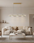 LAMPA SUFITOWA WISZĄCA LED G135-CP Złota 4