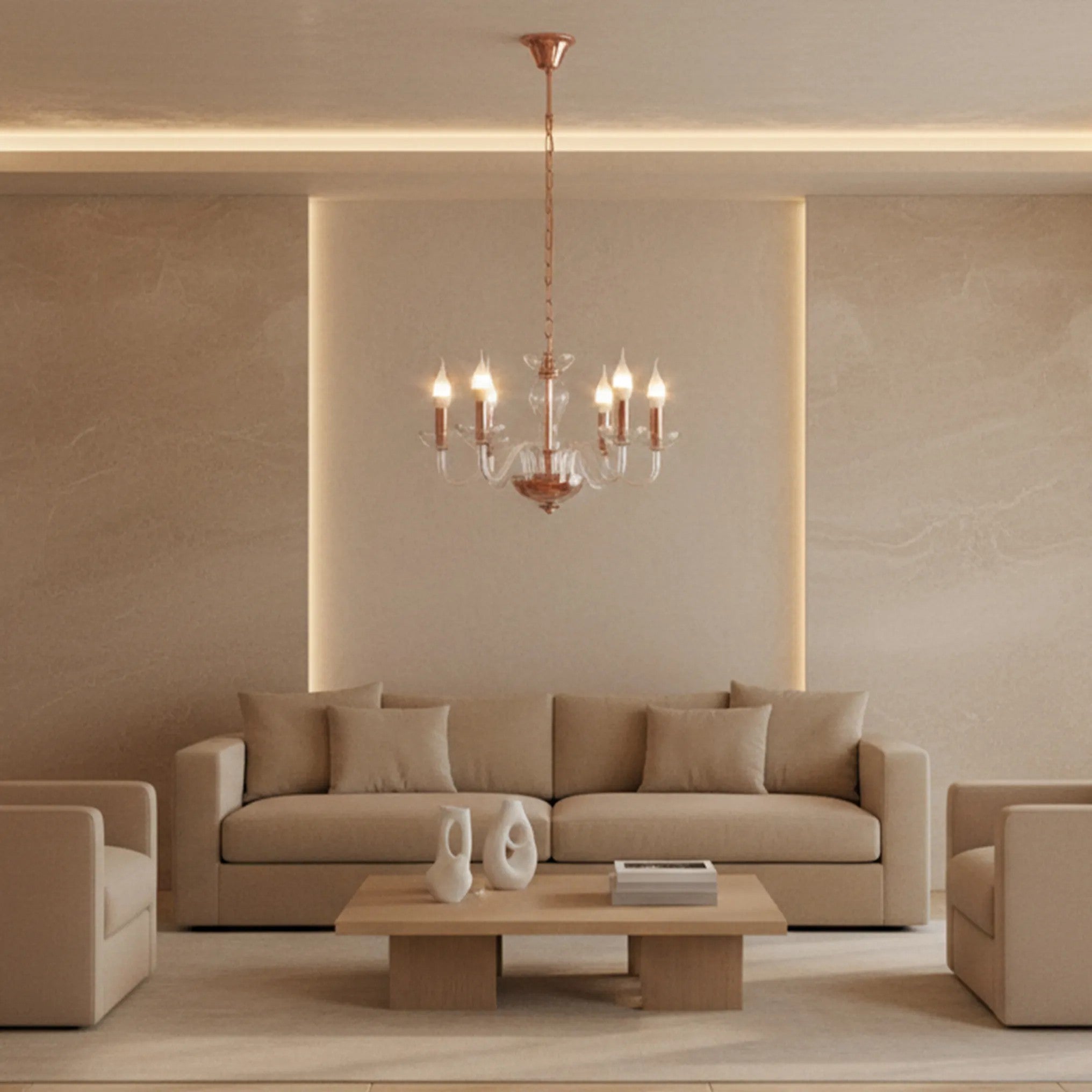 Lampa Sufitowa Wisząca APP1081-6CP 4