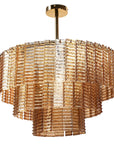 LAMPA SUFITOWA WISZĄCA APP1677-8CP BRĄZOWA 4
