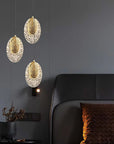 LAMPA WISZĄCA KRYSZTAŁOWA LED G088-1CP Złota 4
