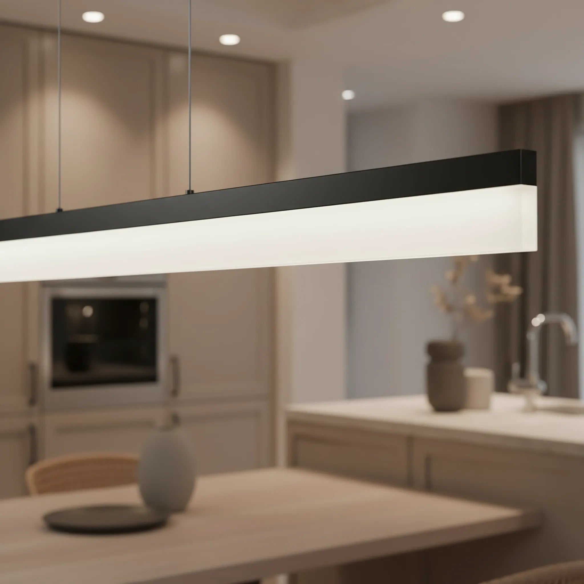 Lampa Wisząca LED APP1692-CP 120 Cm Czarna 4