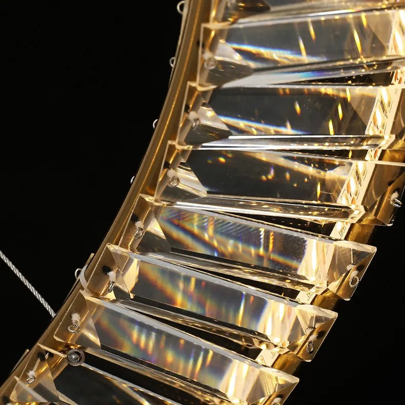 KRYSZTAŁOWA LAMPA SUFITOWA LED APP1201-CP 4