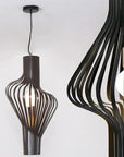 LAMPA SUFITOWA GEOMETRYCZNA APP484-1CP CZARNA 4