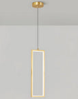 LAMPA SUFITOWA WISZĄCA LED LHJ084-1CP ZŁOTA 4