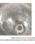 Lampa Sufitowa Wisząca Szklana Kula CHROM 20cm APP1684-1CP 4