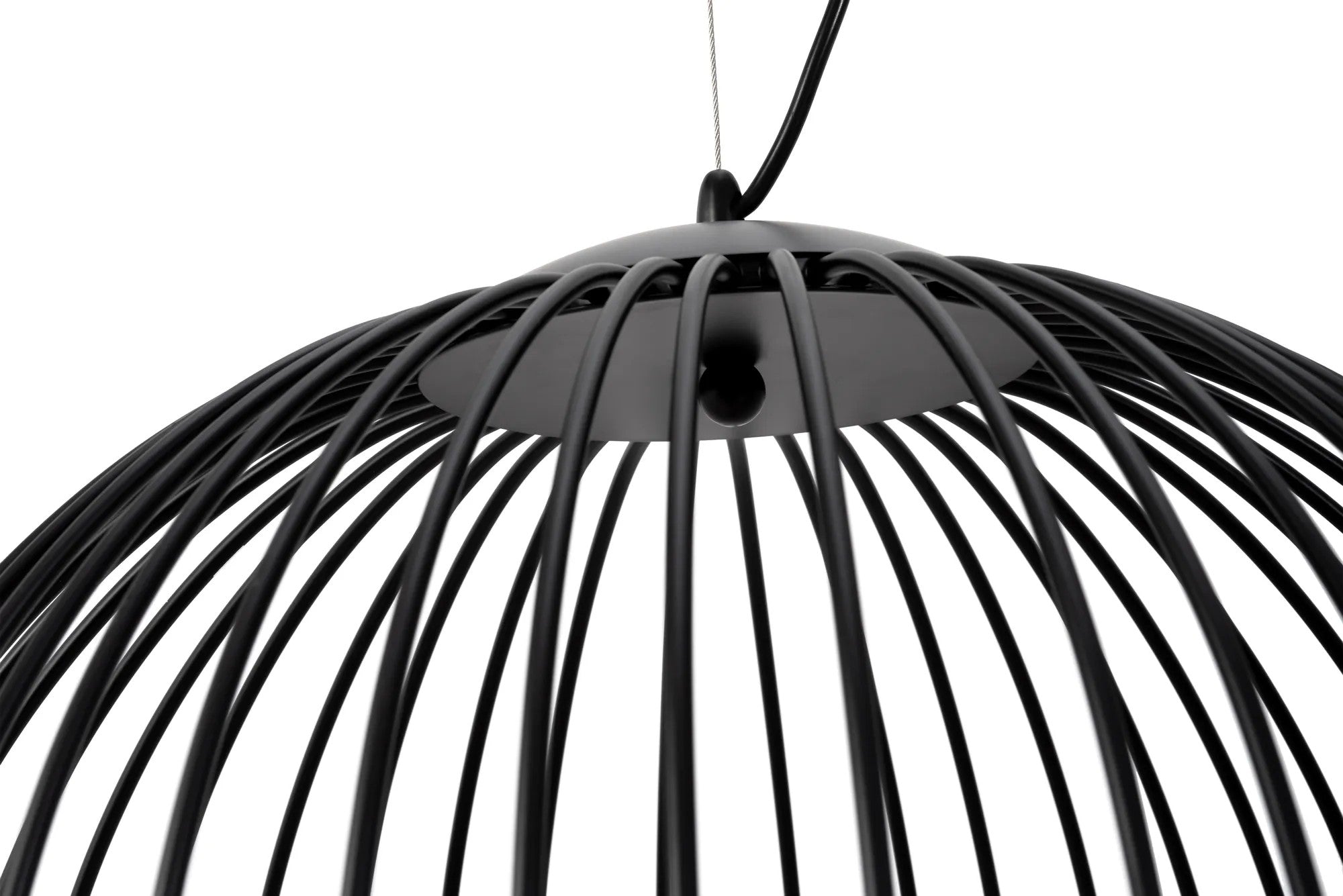 Lampa Sufitowa Wisząca APP967-1CP Czarna 4